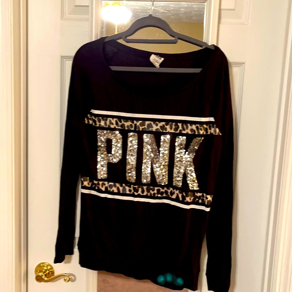 PINK by Victoria’s Secret long sleeve bling tee
